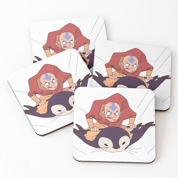 Item preview, AVATAR AANG RIDING PENGUIN BEAUTIFUL ART designed and sold by durkstars.