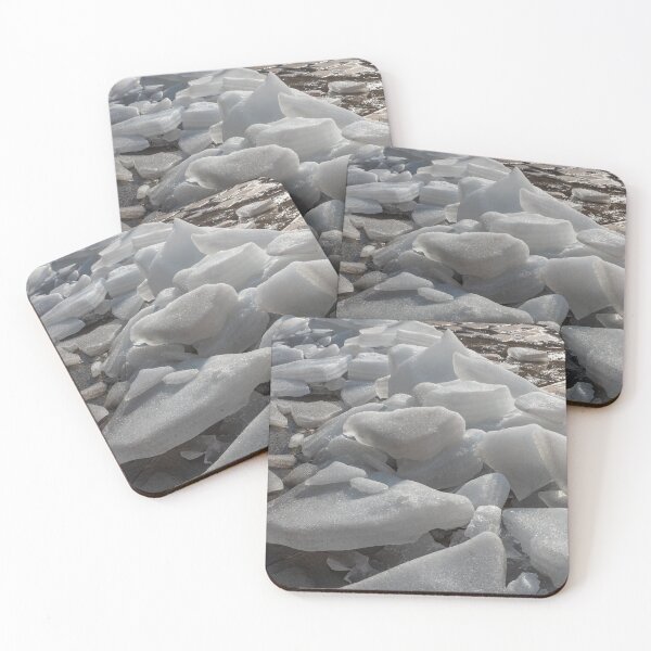 Item preview, Ice melts on the ground under the warm morning sun designed and sold by brambillasimone.