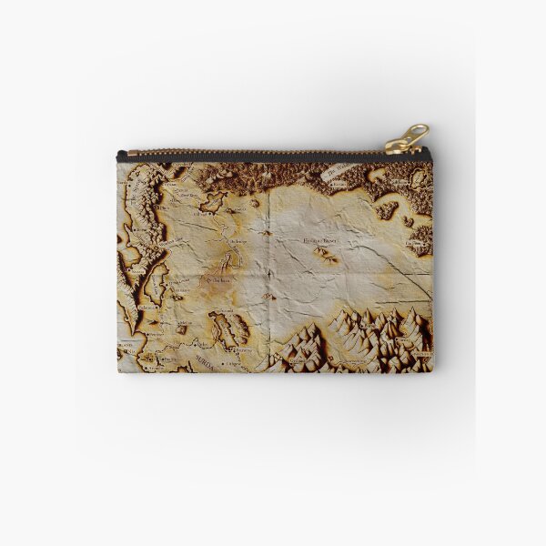 Item preview, Old folded map of Alagaësia (with background) designed and sold by locokimo.