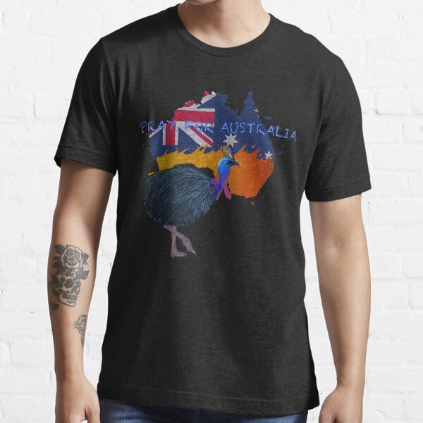 Pray for Australia Cassowary Essential T-Shirt
