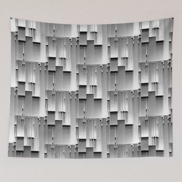 Item preview, Abstract Glitch Monochrome designed and sold by jennpetersen.