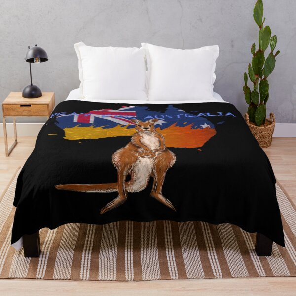 Item preview, Prayer for Australia Kangaroo designed and sold by Alexandra Hall-Pinner Lee (Lex Lee Art).