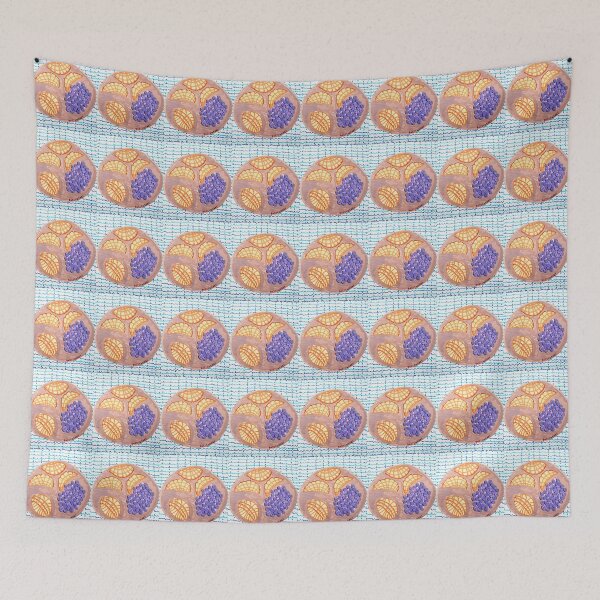 Item preview, Citrus Fruit Plate Classic Mango Berry Grapes Aesthetic Print designed and sold by buzzcutart.