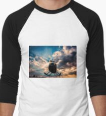 Helicopter Men's Baseball ¾ T-Shirt