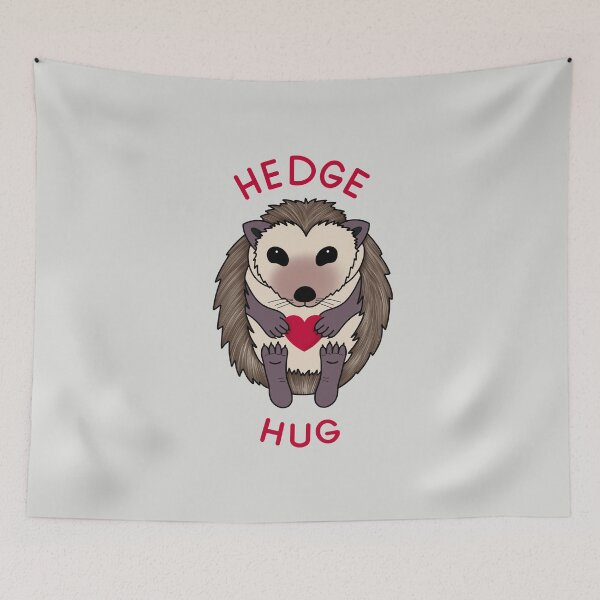 Item preview, Hedgehog Hedge-Hug (Gray) designed and sold by Gsallicat.