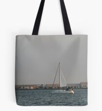 Sailing On The Willoughby Spit Sound Tote Bag