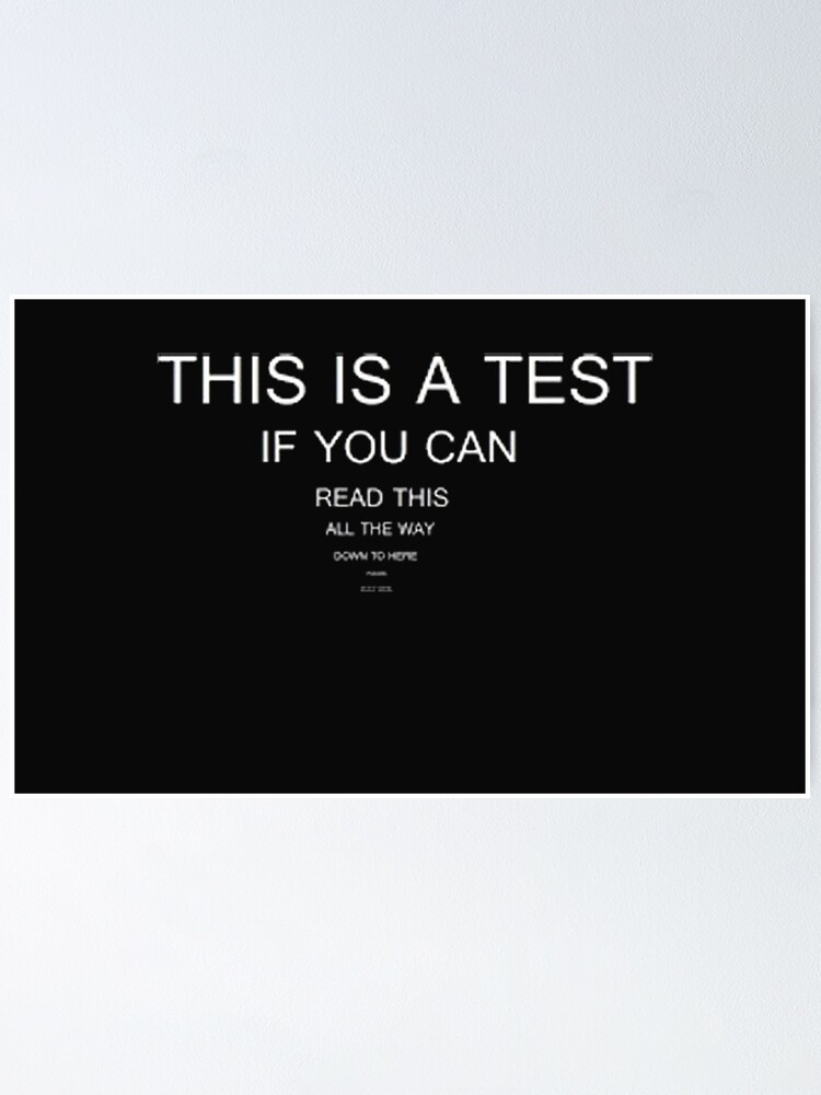 This is a TEST ( funny quotes )