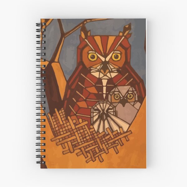 Item preview, Great horned owl and babies designed and sold by Plumicorns.