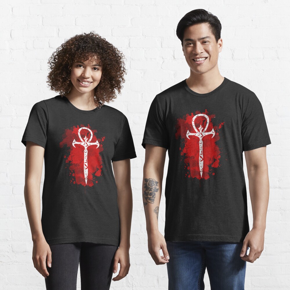 blood in t shirt