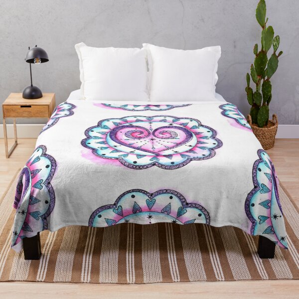 Item preview, Be My Valentine Heart Watercolor Mandala designed and sold by Michelle Potter Artist.