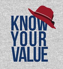 Know Your Value Kids Pullover Hoodie