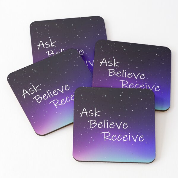 Item preview, Ask Believe Receive Pattern Design designed and sold by Absolute Gratitude.