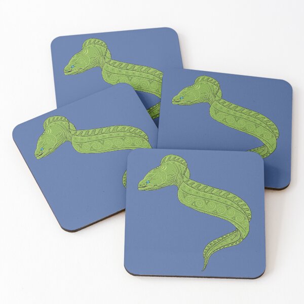 Item preview, Green Moray Eel designed and sold by Corvola Creations.