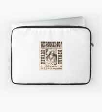 Geronimo Wanted Laptop Sleeve