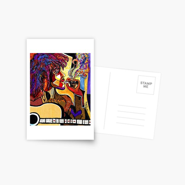 Rastamon, the smoking man Postcard