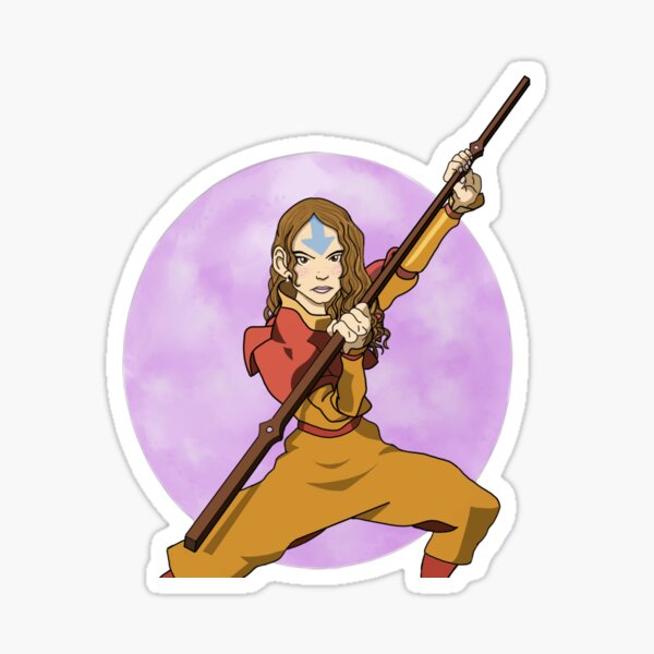 "Lily Avatar the Last Airbender with background" Sticker for Sale by alexsoo Redbubble