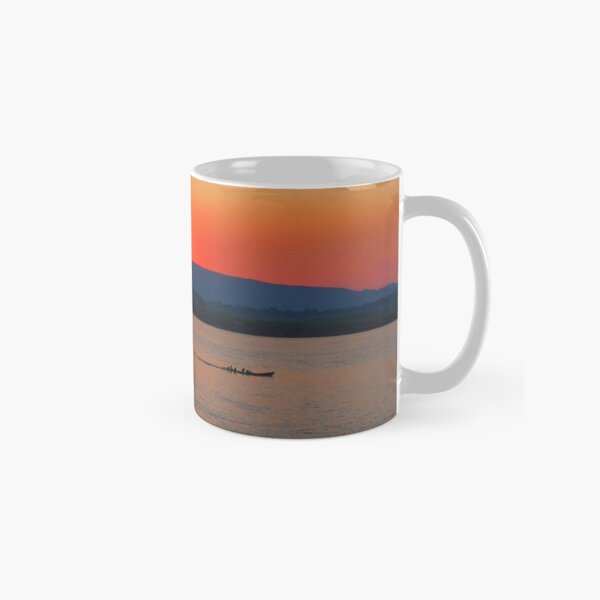 Sunset on the Irrawaddy River, Myanmar Classic Mug