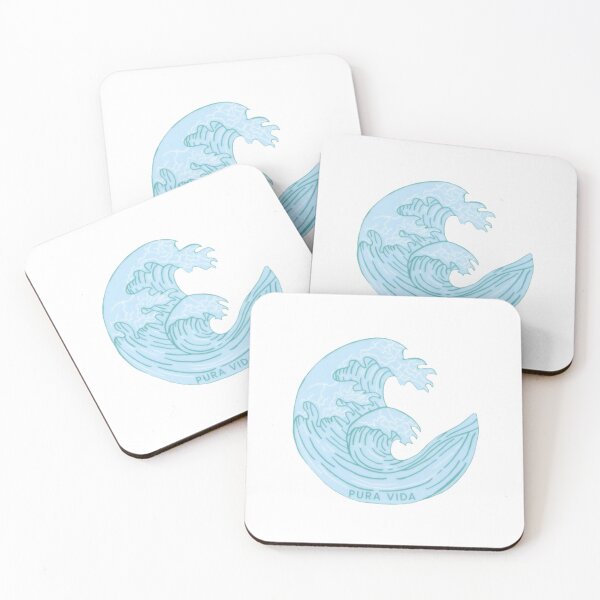 Item preview, Olas azules designed and sold by stickerdesignss.