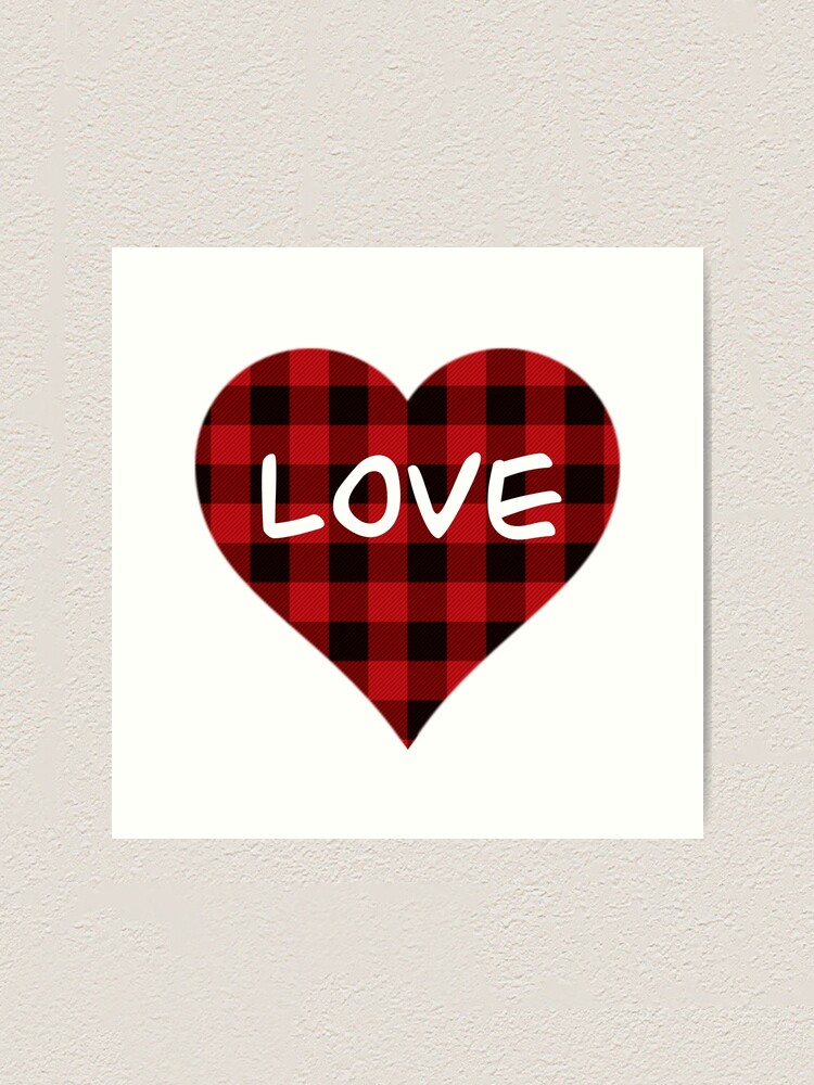 Large Valentine Soft Blush Pink and White Buffalo Check Plaid