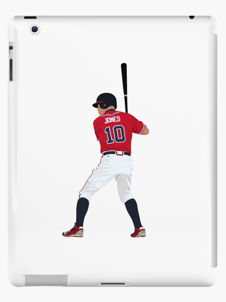 dansby swanson jersey number iPad Case & Skin for Sale by