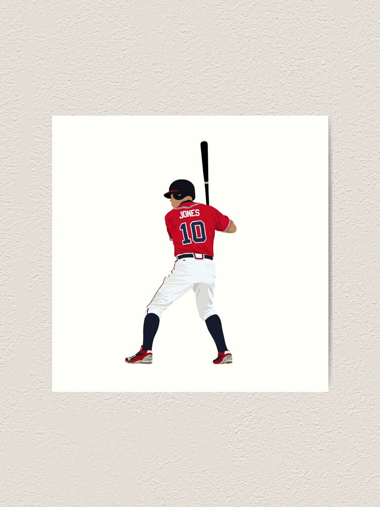 Chipper Jones Atlanta Braves Framed Print