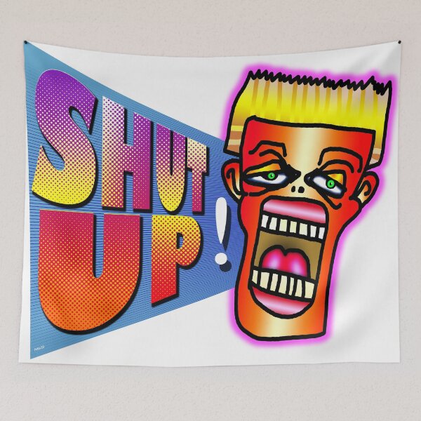 Item preview, Angry man, shut op ! designed and sold by Allbi.