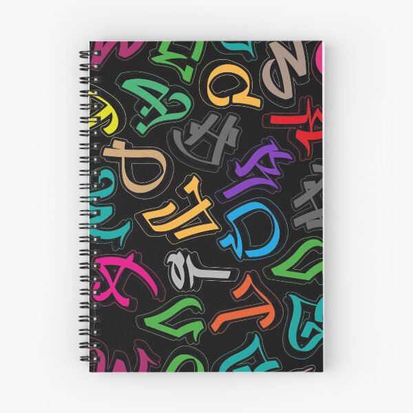 Aperçu de l'œuvre Alphabet Graffiti créée et vendue par Moindo.