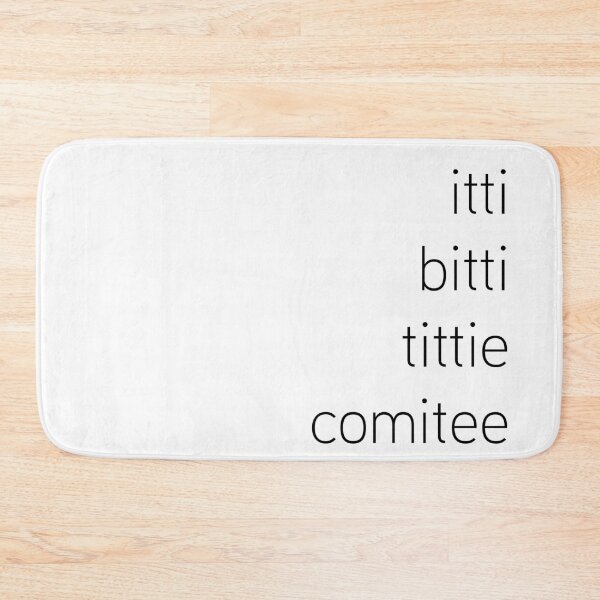 Item preview, Itti Bitti Tittie Comitee designed and sold by Digital Avocado.