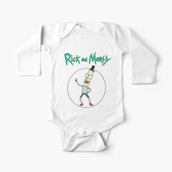 Mr Poopybutthole | Personaje de Rick y Morty Body de manga larga para bebé