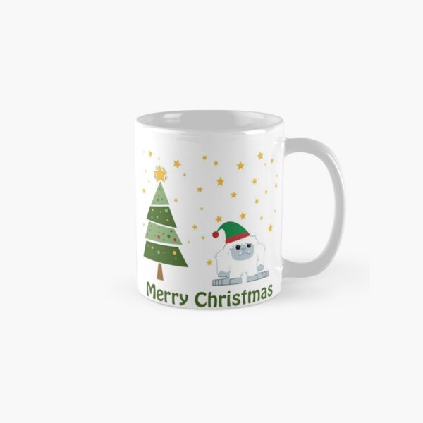 Merry Christmas Yeti Coffee Mug by anertek