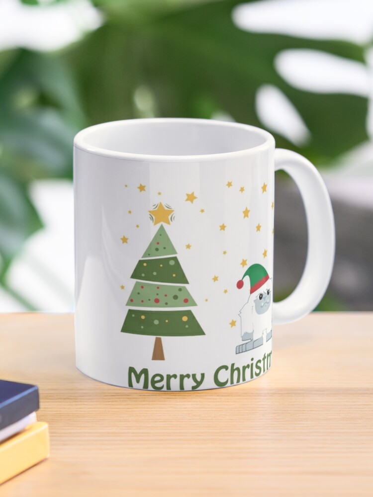 Merry Christmas Yeti Coffee Mug by anertek