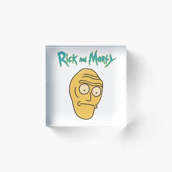 Cromulon Giant Head | Rick and Morty character Acrylic Block