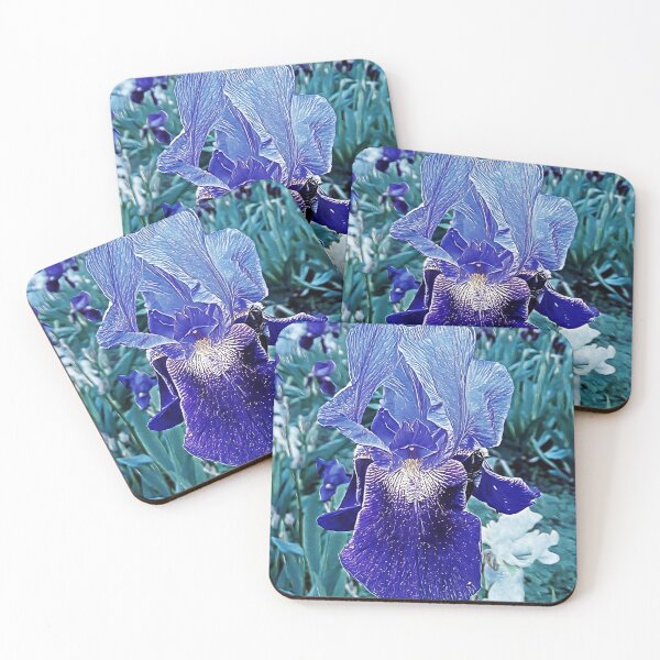 Item preview, Pretty violet irises designed and sold by helenkaiy.