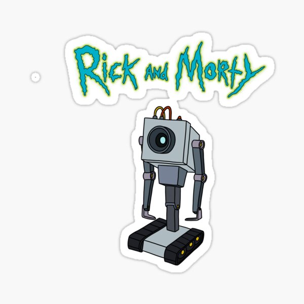 Butter Roboter | Rick and Morty Gadget Sticker