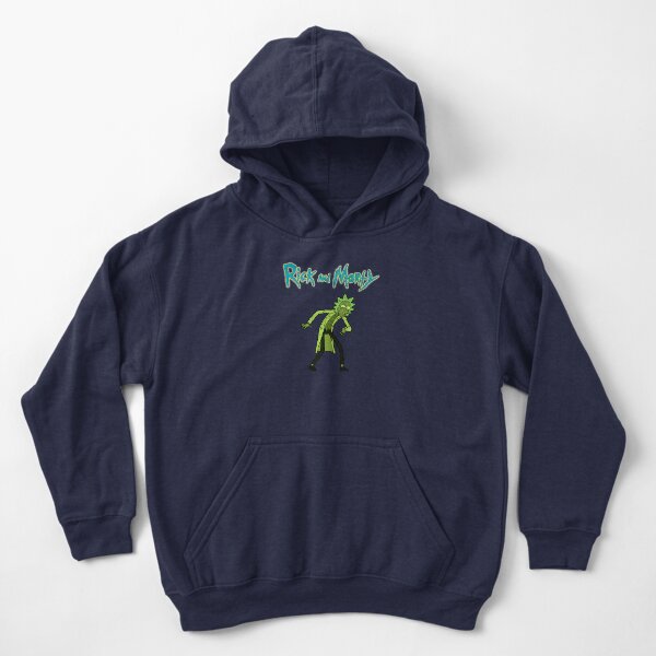 Toxic Rick | Rick and Morty character Kids Pullover Hoodie
