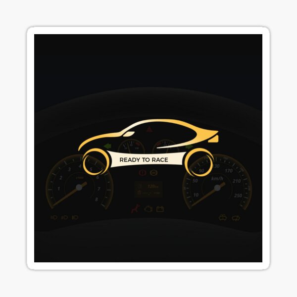 RACE design for redbubble Sticker