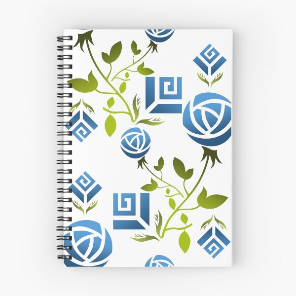 Item preview, Abstract Blue Green Rose by Mira Tasich designed and sold by Mira Tasich.