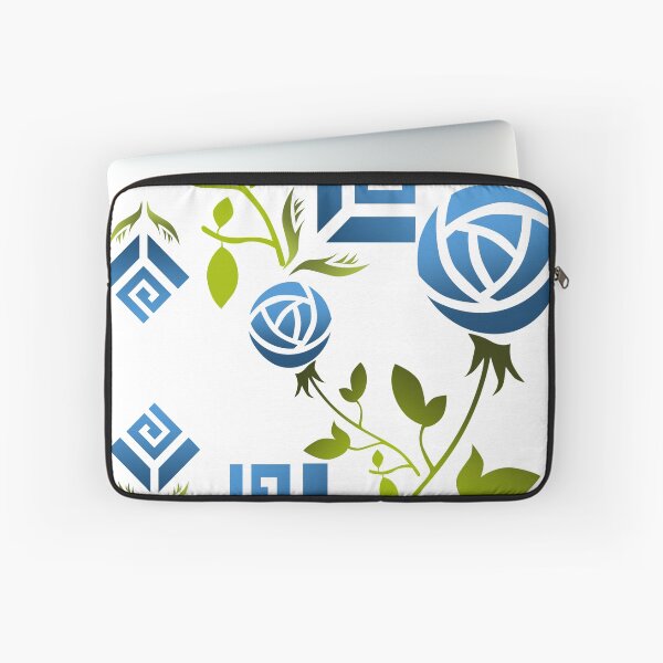 Item preview, Abstract Blue Green Rose by Mira Tasich designed and sold by Mira Tasich.