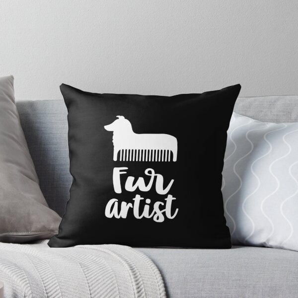 Item preview, Fur Artist Funny Dog Groomer Shirts For Women Pup Grooming designed and sold by 14thFloor.