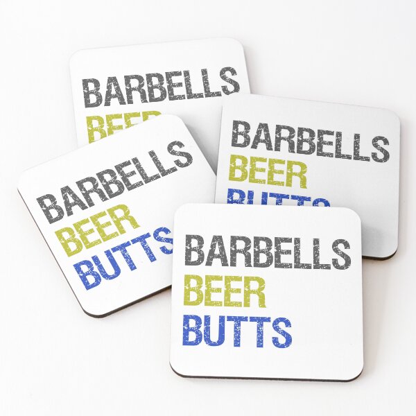 Item preview, Barbells, Beer, Butts designed and sold by jackknite.