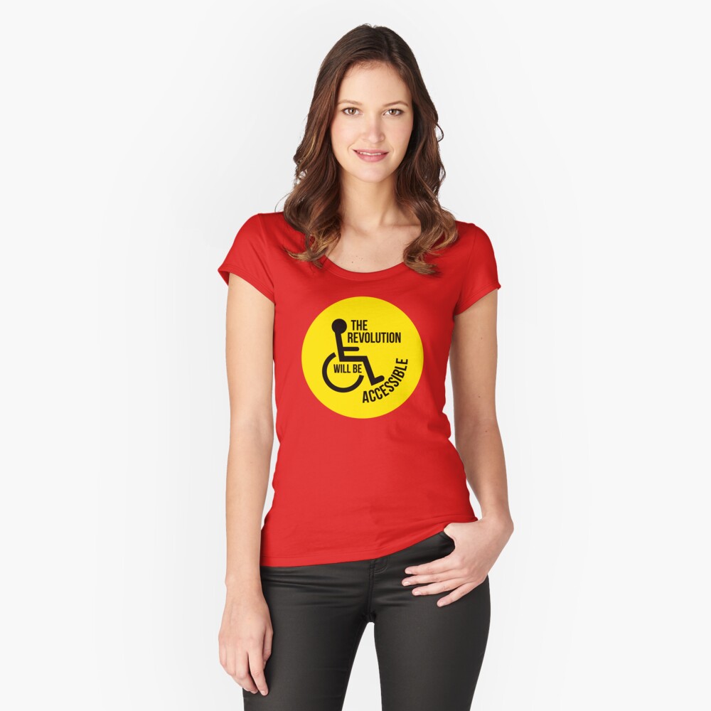 Item preview, Fitted Scoop T-Shirt designed and sold by OwlishArts.