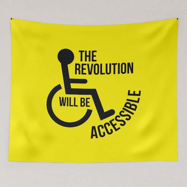 Item preview, The Revolution Will Be Accessible designed and sold by OwlishArts.