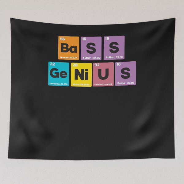 Item preview, Bass Periodic Table Funny Gift designed and sold by Músico Ilustre.