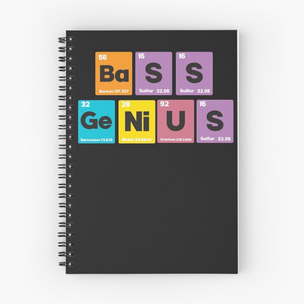 Item preview, Bass Periodic Table Funny Gift designed and sold by Músico Ilustre.
