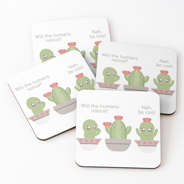 Item preview, Alien Invasion: Disguising as Succulents designed and sold by KobiusDesigns.