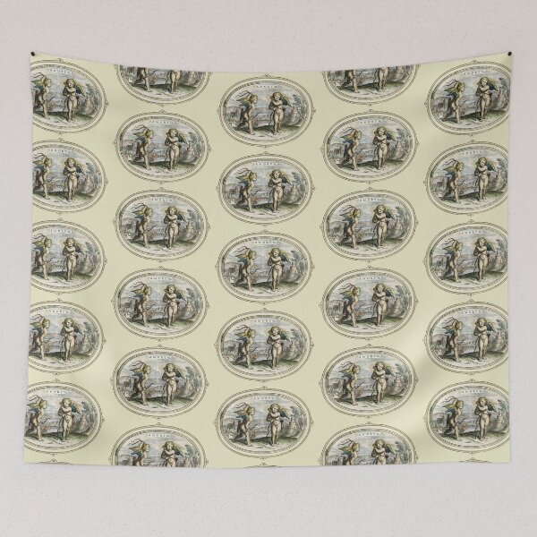 Item preview, Love Hurts / Antique Lithograph of Cupids designed and sold by FuzzyHoney.