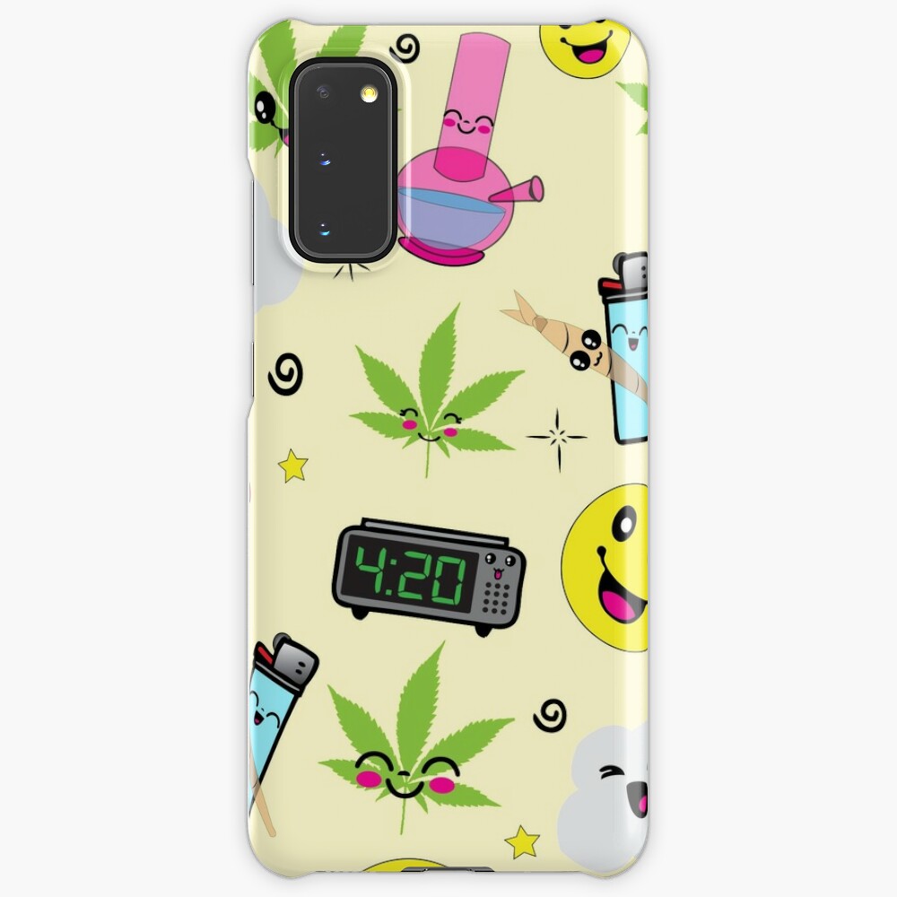 Super Awesome Cute Stoner Weed Stuff Case Skin For Samsung