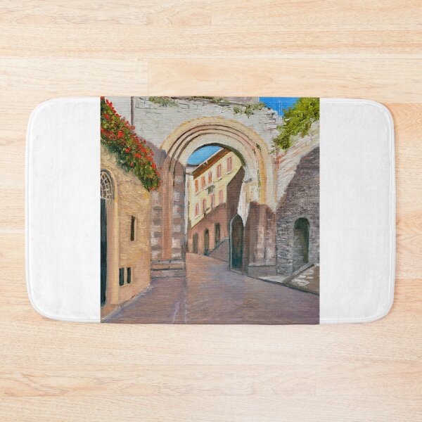 Item preview, Stone Archway in Assisi, Perugia, Italy designed and sold by Dai Wynn Fine Art.