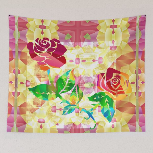 Item preview, Kaleidoscope  Engineered Rose Print designed and sold by Gene Brown Designs.