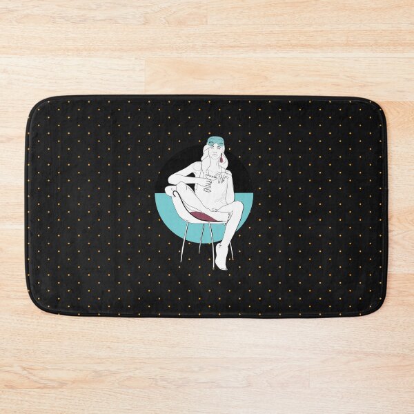 Item preview, Holly Golightly Gets Breakfast @ Tiffany Fashion Illustration Black edition designed and sold by Greta Vit.